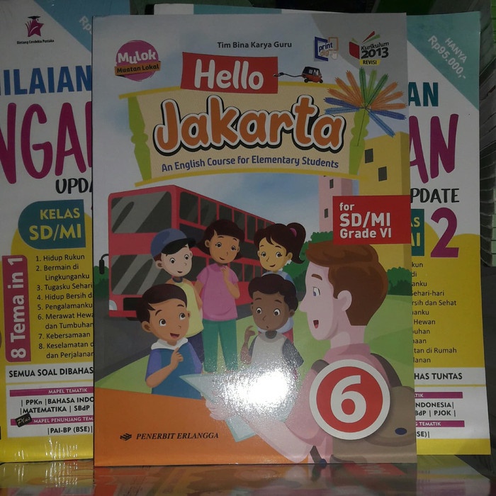 

❤BISA COD❤ buku mulok muatan lokal hello jakarta sd kelas 6 kutikulum2013revisi