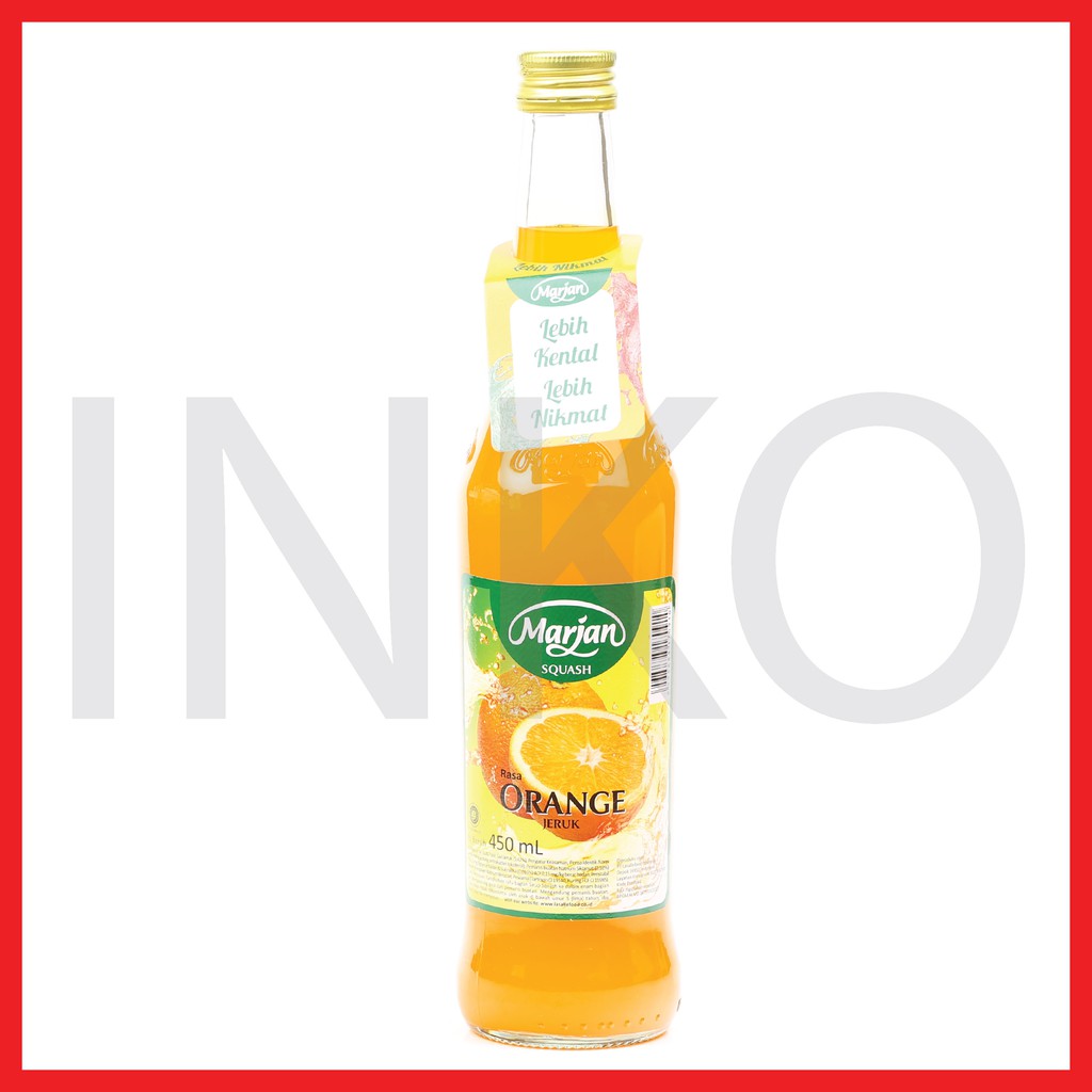 

MARJAN SQUASH RASA ORANGE JERUK BOTOL 450ML