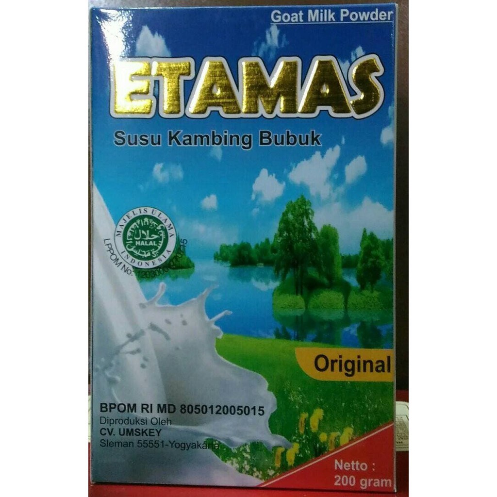 

SUSU KAMBING BUBUK ETAMAS ORIGINAL 200 GR (ORIGINAL)