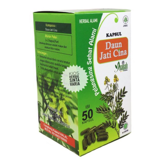 

[COD] Daun Jati Cina Kapsul, Herbal