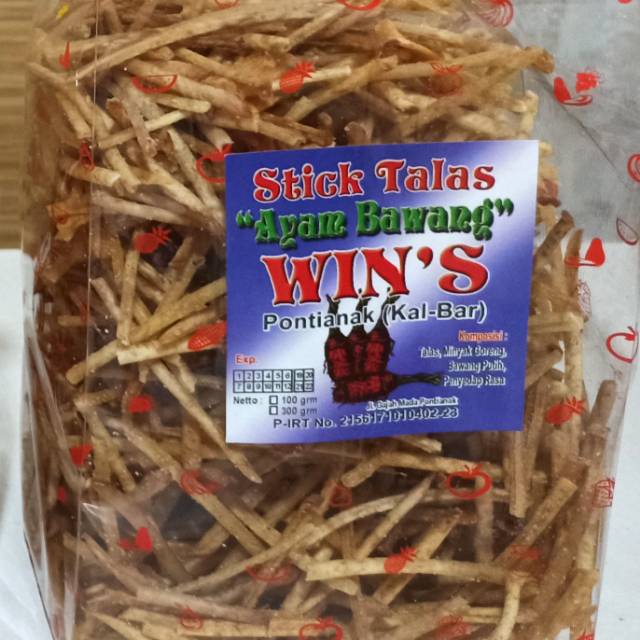 

Keripik Stick Talas Win's Pontianak ukuran besar