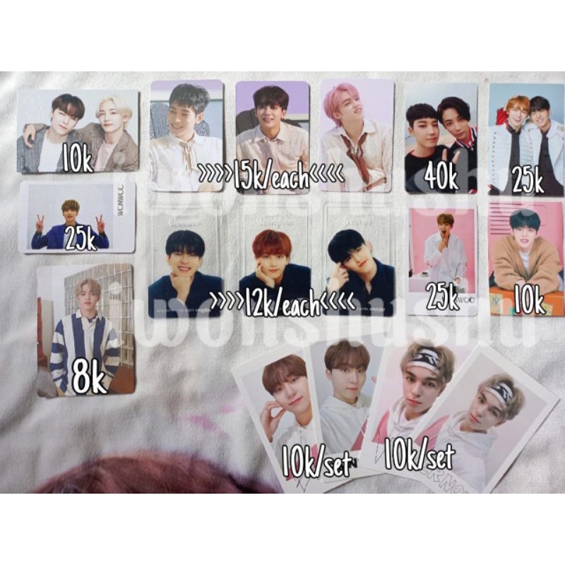 [READY] Photocard PC/TC/CC Wonwoo Jeonghan Scoups Vernon Seungkwan Semicolon Powercircle Todome Prin