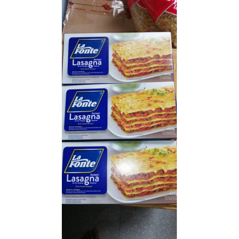 

la fonte lasagna pasta lasagna lasanya 450g