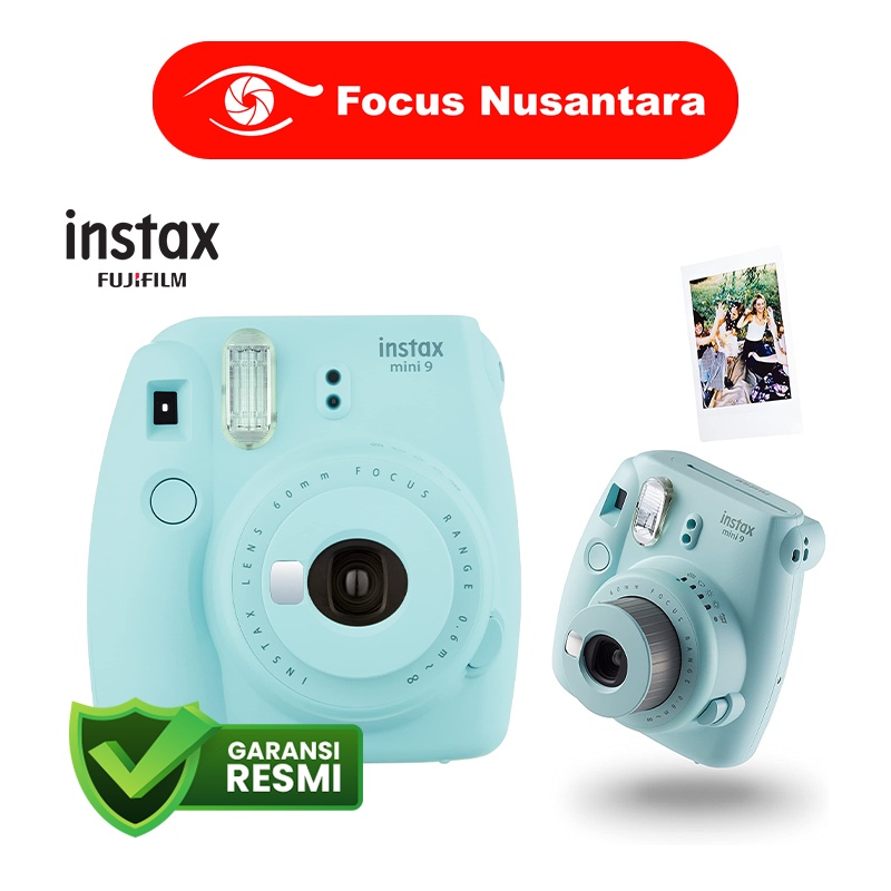 Fujifilm Instax Mini 9 Instan Film Camera Garansi Resmi Fujifilm Indonesia 1th-Ice Blue