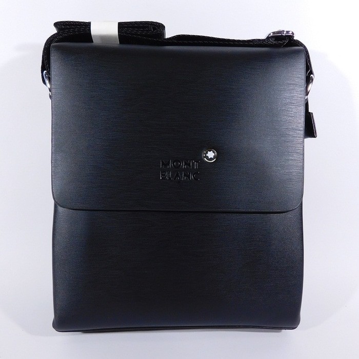 TAS SELEMPANG PRIA KANTOR CASUAL IMPORT BRANDED | MONTBLANC 6688 BLACK