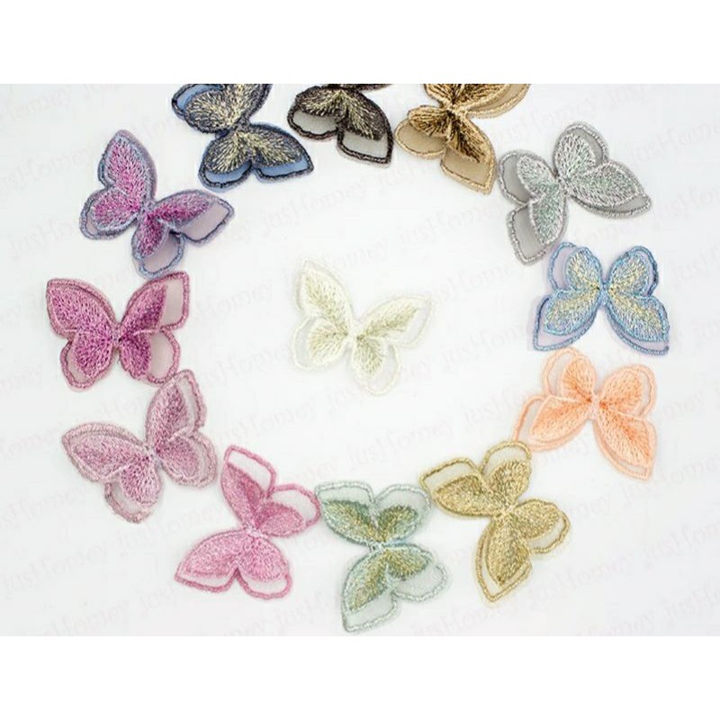 Aplikasi kupu-kupu bordir