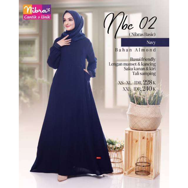 Original gamis Nibras NBC 02