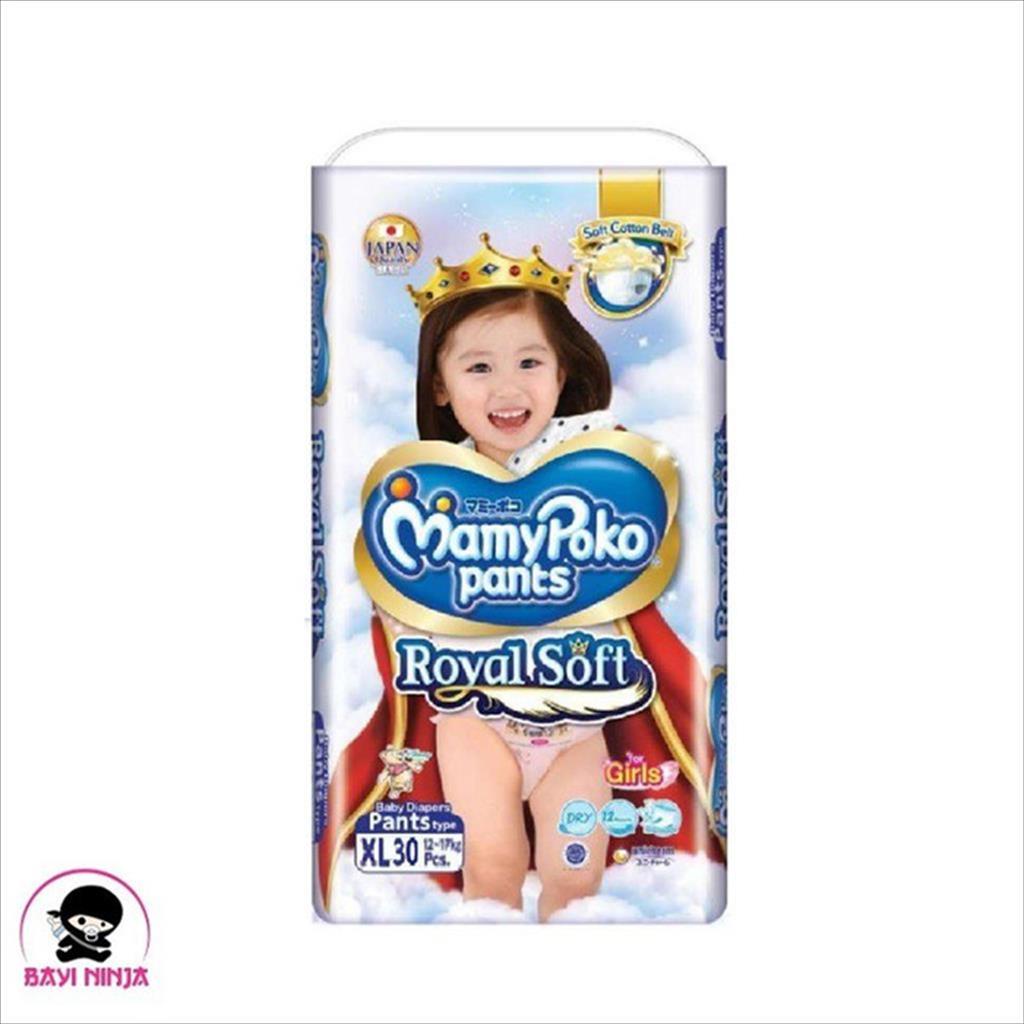 MAMYPOKO Pants Royal Soft Popok Celana XL30 XL 30 Girl