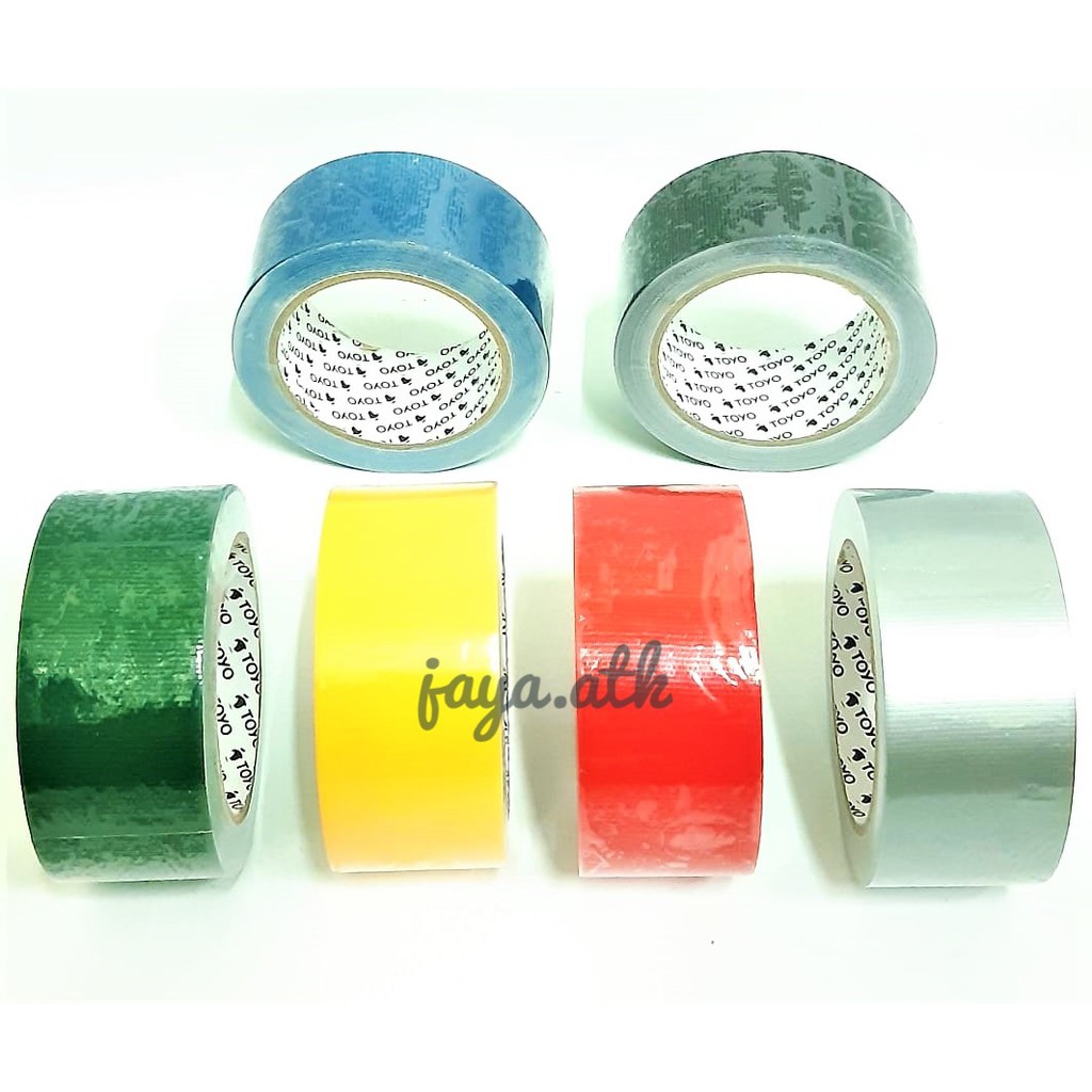 LAKBAN KAIN LAKBAN WARNA 48 MM X 15 Y LINEN PLAKBAN CLOTH TAPE KUALITAS SUPER