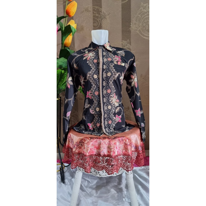 Kemeja Lengan Panjang Batik Kondangan MOTIF RAMBAT by tokozahra27