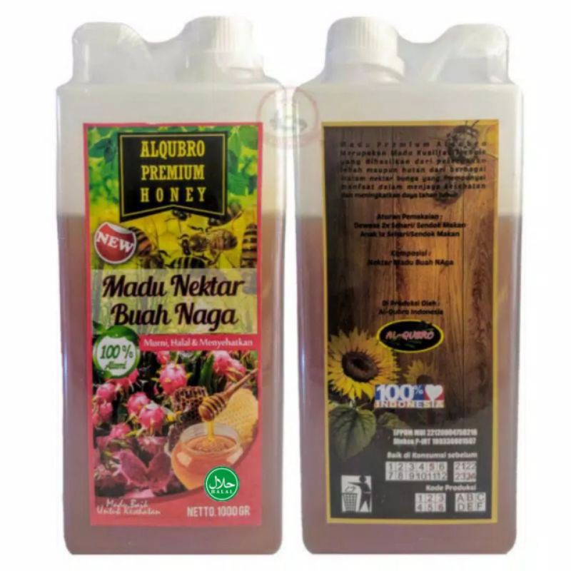 

Madu Nektar Buah Naga Al Qubro Premium 1 Kg