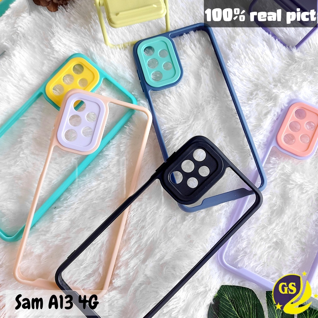 SAMSUNG A04S 2022 A03 / M03 A03S / M03S A03 CORE Case Candy Pastel Bumper Shockproof Macaron Plating Acrylic Casing