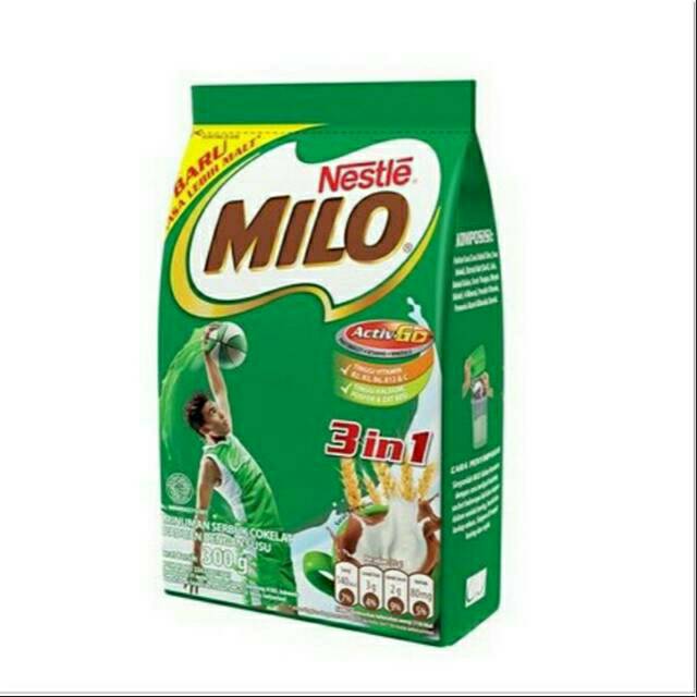 

Milo 3 in 1 Activ Go || Kemasan 300Gram 700 Gram 800 Gram