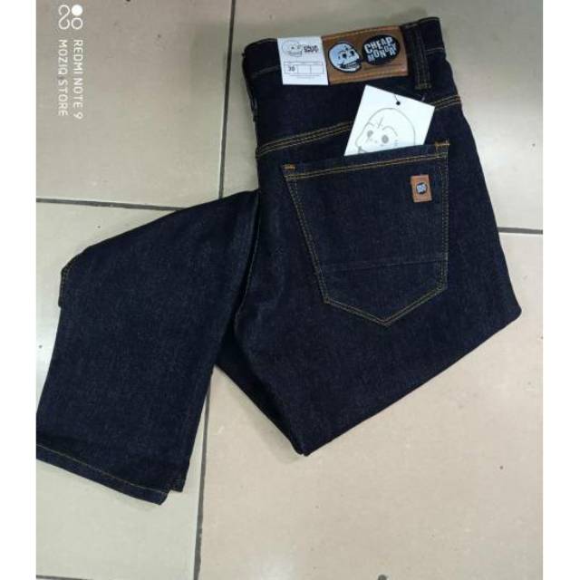 Celana pensil denim pria