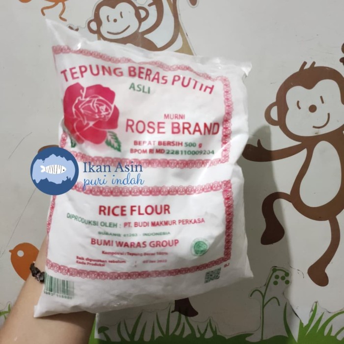 

Ketan-Beras-Tepung- Tepung Beras Putih Rose Brand 500Gr -Tepung-Beras-Ketan.