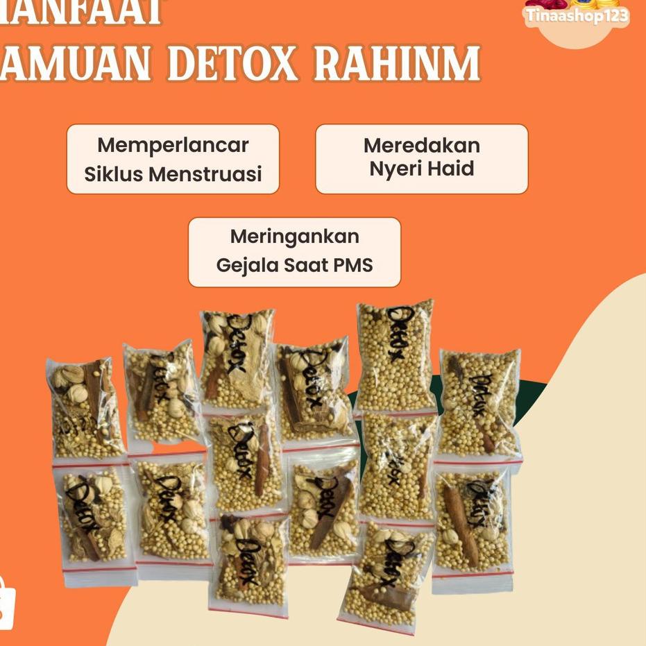 

Ramuan Detox Rahim JSR 2 (Dua) MINGGU untuk melancarkan haid promil Berkualitas Premium Tinaashop123