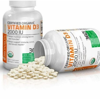 Bronson Vitamin D3 2000 kesehatan tulang & gigi -IU Certified Organic