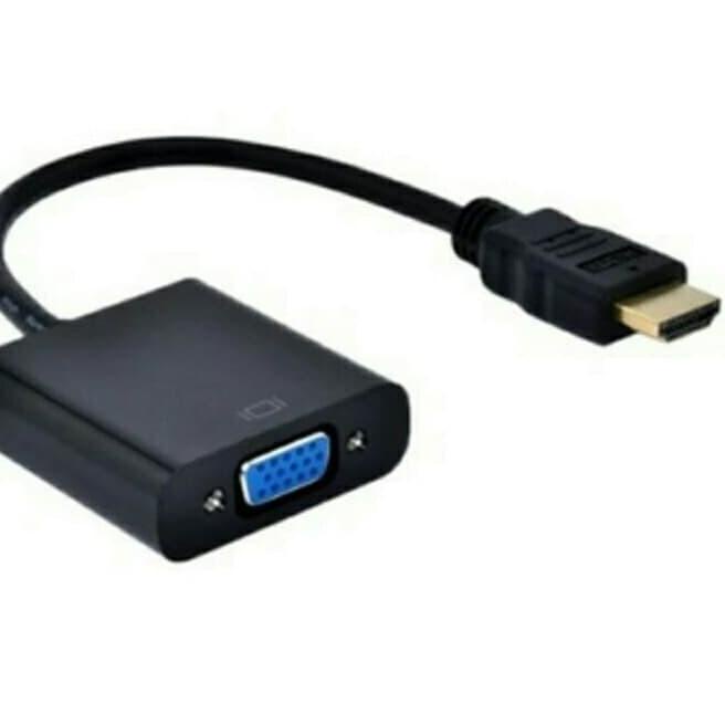 Paling Diminati.. Kabel HDMI ke VGA KONEKTOR HDMI TO VGA CONVENTER KONVERTER HDMI KE VGA