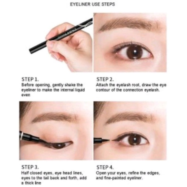 Pensil Alis Eyeliner Hitam Lamiela Pensil Alis Mekanik