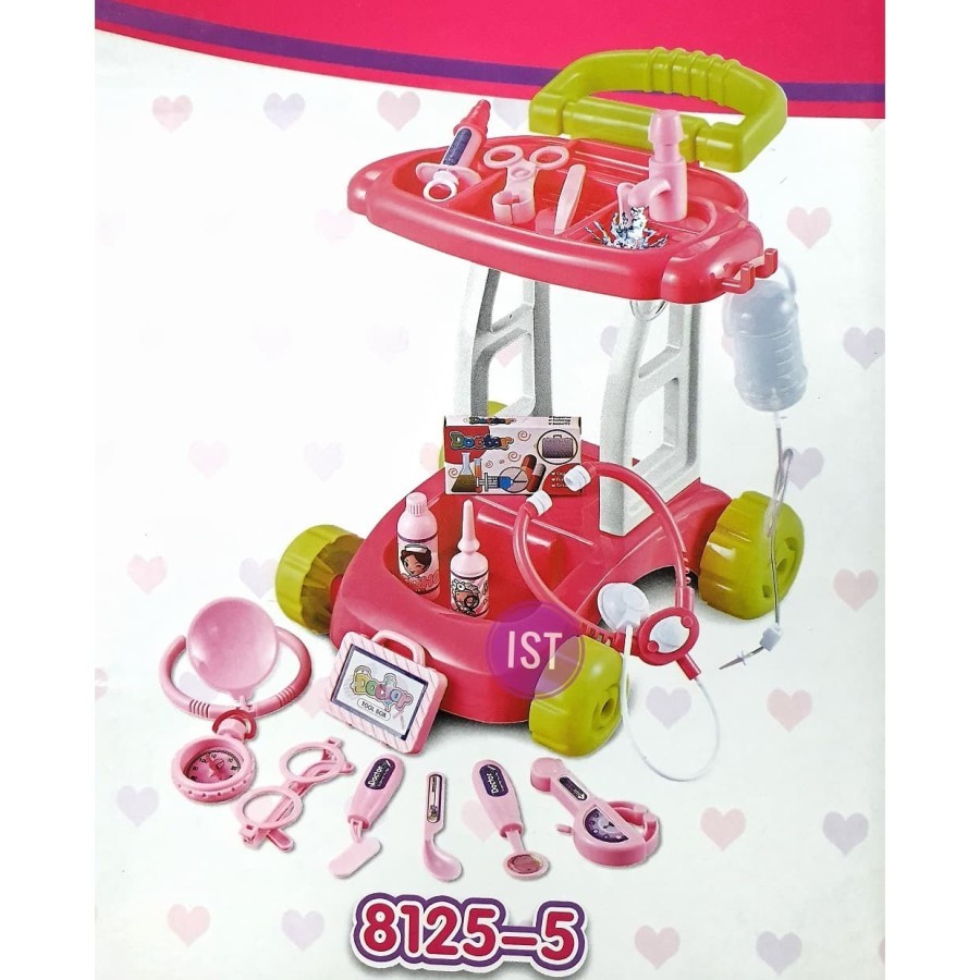 mwn.toys Mainan Doctor Medical Angel Trolley Dorongan No.8125-5