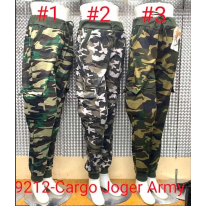 Celana army Joker panjang model pakai kantong Samping.. bahan import..adem dan lembut tebal..