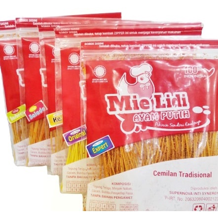 Mie Lidi Ayam Putih Mi Lidi Jajanan Jadul Mih Lidi Tempo Doeloe Snack Makanan Ringan-2