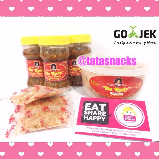 

Brzt Paket Sambal Bu Rudy B : 1 Udang + 3 Bawang Jsmt