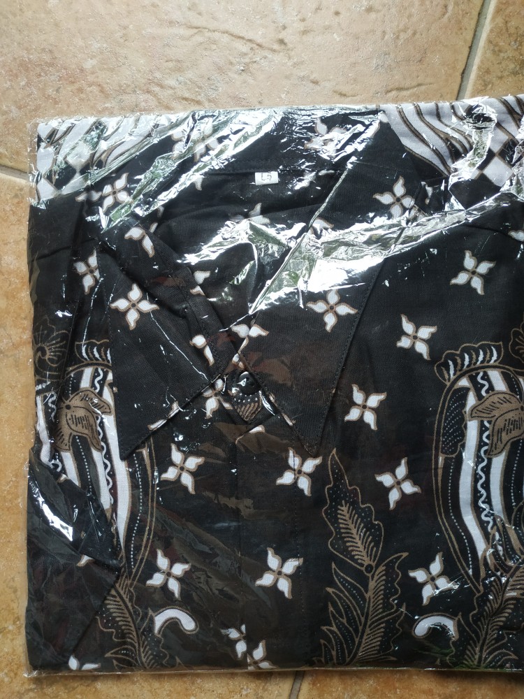 Kemeja Batik Pria Jumbo 4l-5l Lengan Pendek Atasan Baju Hem Pria Big Size Ukuran Besar Mrs-pl