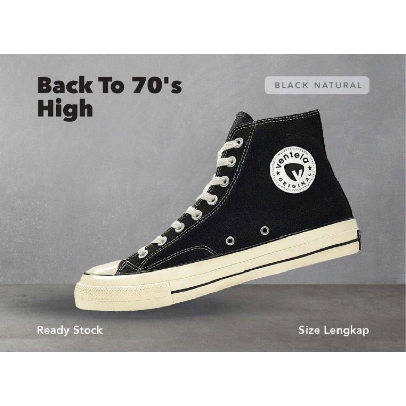 Ventela BTS High Black Natural