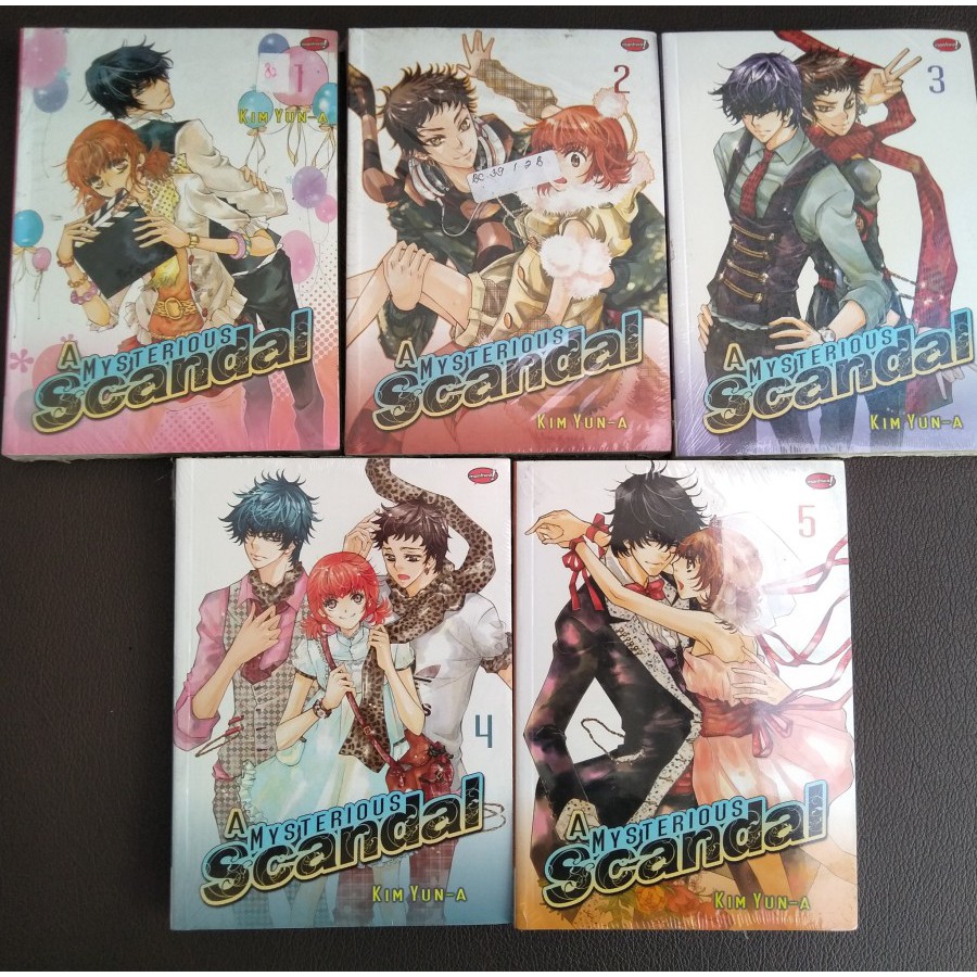 Komik Set : A Mysterious Scandal 1-5 Tamat by Kim Yun-A