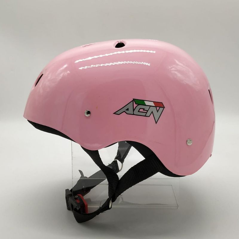 [COD] Helm Sepeda ACN MURAH !! ( Sepeda / Sepeda Lipat / Sepatu Roda / Skuter / Skate )-Pink Glossy