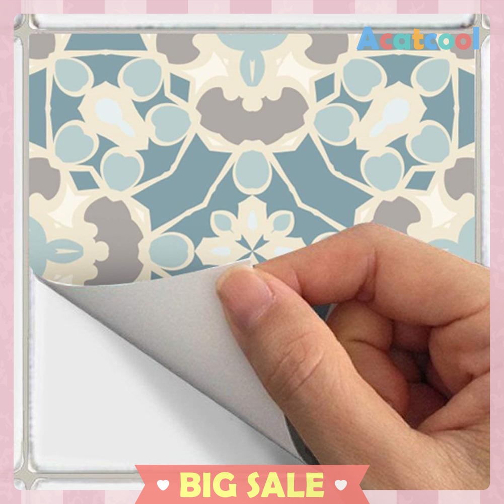 24pcs Waterproof Tiles Mosaic Wall Sticker Kitchen Bathroom Adhesive Decor