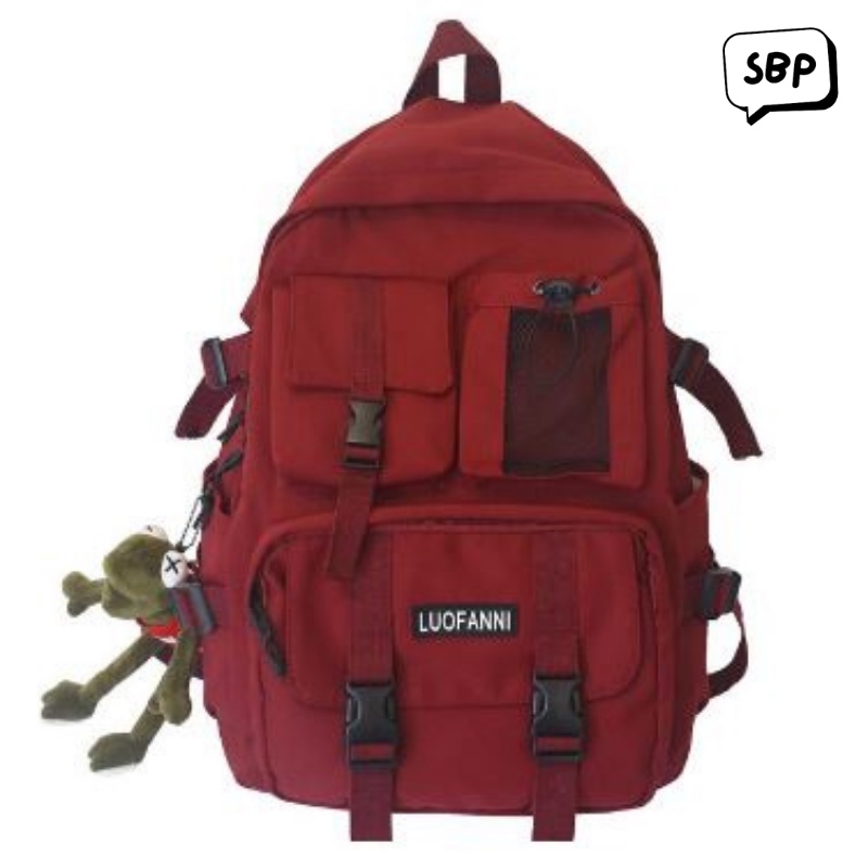 COD Tas Ransel - Backpack Bahu Simple Unisex Multifungsi Pria/Wanita Terbaru 2022 SBP