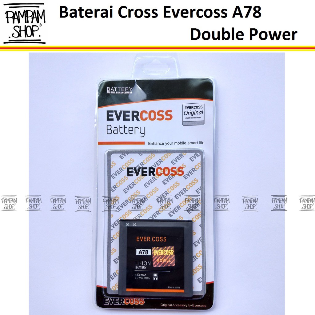 Baterai Evercoss A78 Original Double Power | Batre, Batrai, Evercross HP