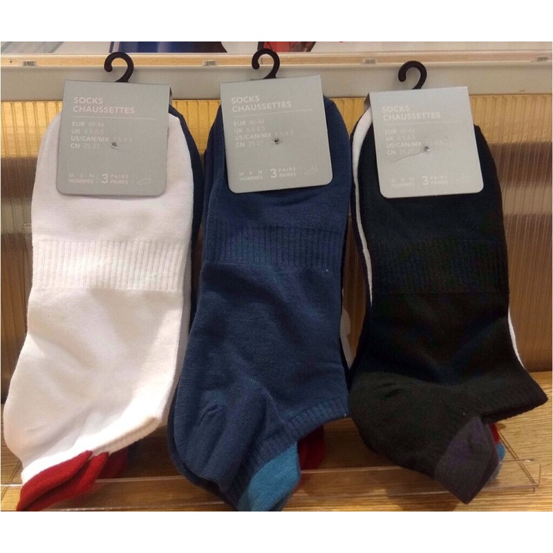 MINISO kaos kaki pria miniso dapat 3 pasang by miniso japan