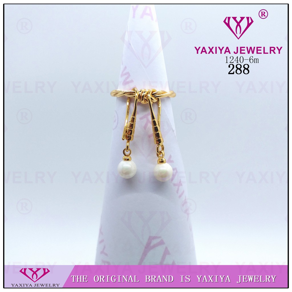 

Anting mutiara perhiasan lapis emas 289