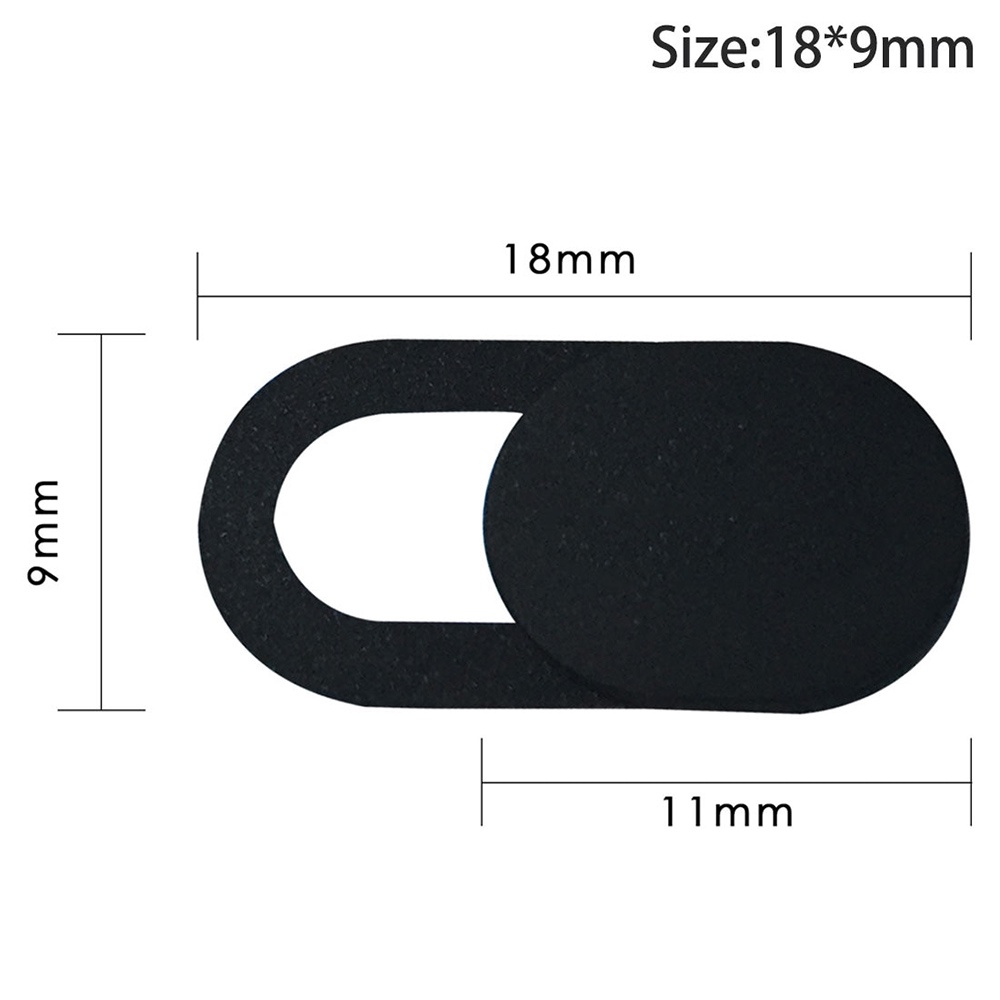 Etmakit Cover Slider Pelindung Kamera Webcam Privacy - Black