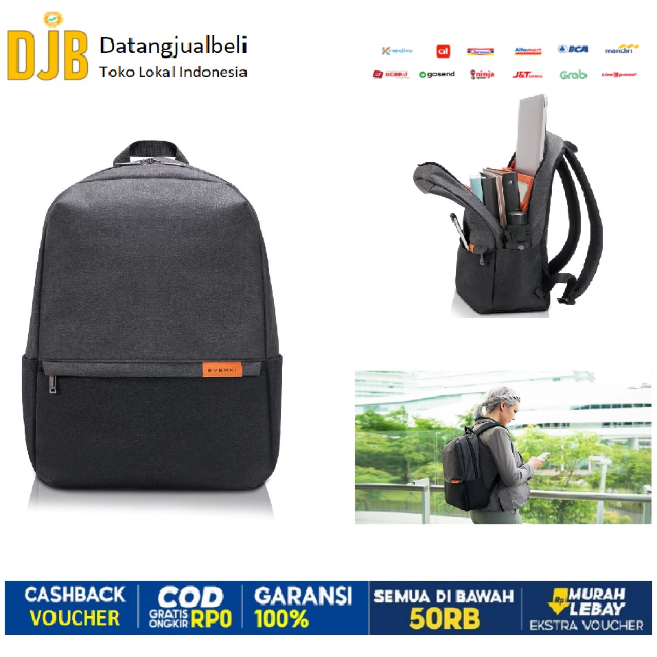 EVERKI Tas Ransel Laptop Backpack 15.6 Inch - EKP106