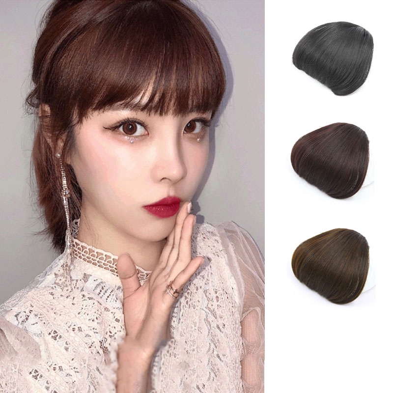 Wig / Rambut Palsu Model Poni Gaya Korea untuk Wanita