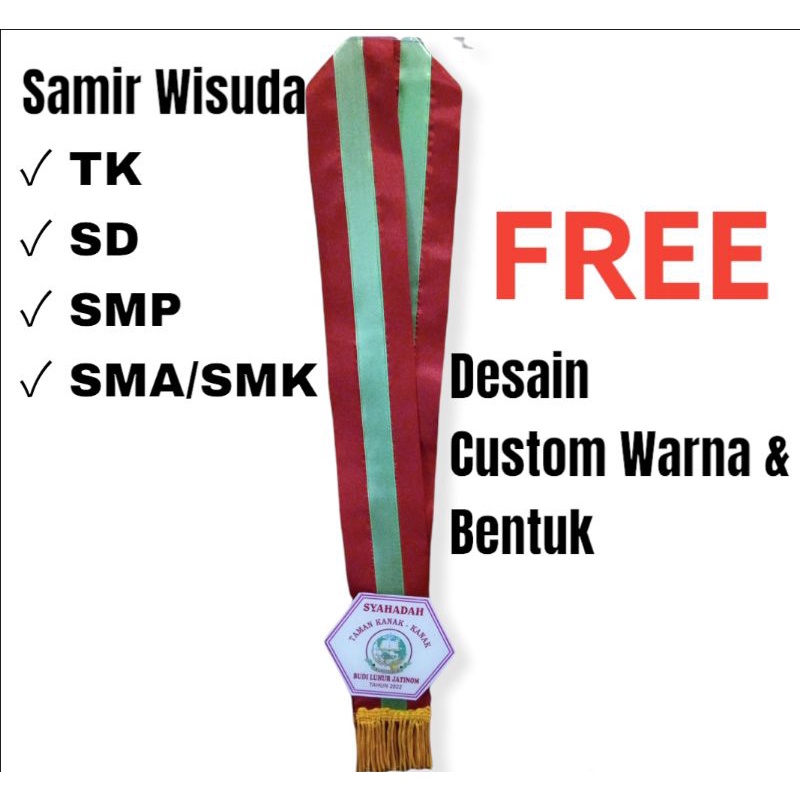 Samir Wisuda MURAH TK/SD/SMP/SMA