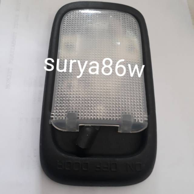 lampu plafon universal - lampu tengah mobil hitam - abu - coklat