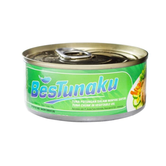 [HALAL] Bestunaku Tuna Chunk in Oil 150gr Ikan Tuna Dalam Kaleng