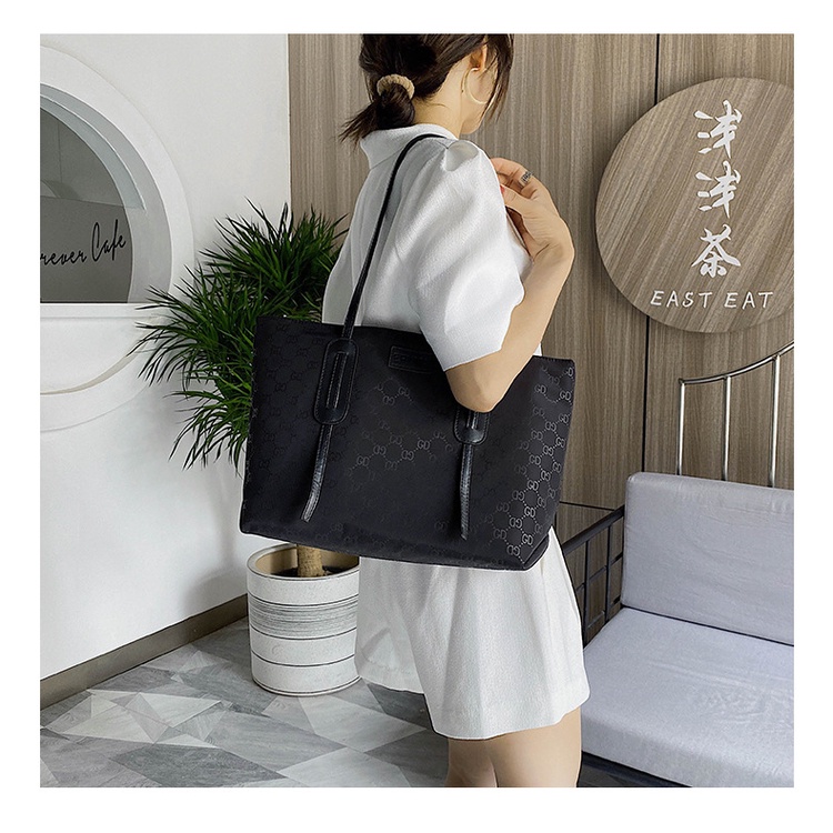 Satu7an T277 Tas Tote Bag Wanita Korean Style Simple Kasual Multifungsi Shoulder Bag Tas Hand Bag Kain Oxford + Polyester