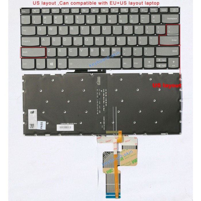 Keyboard lenovo Ideapad 320-14 320-14ISK 320S-14IKB BACK LIGHT