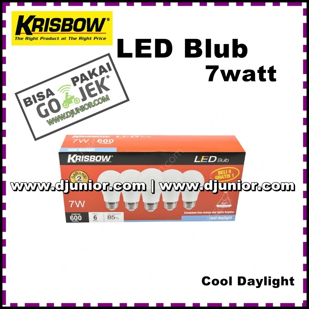 ACE KRISBOW - LAMPU BOHLAM LED 7W / LED BULB 7 W / 7 WATT / 7WATT by ACE