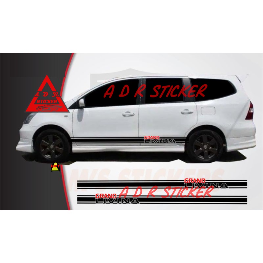 STICKER STIKER MOBIL NISSAN LIVINA STICKER LIST MOBIL GRAND LIVINA TERBARU