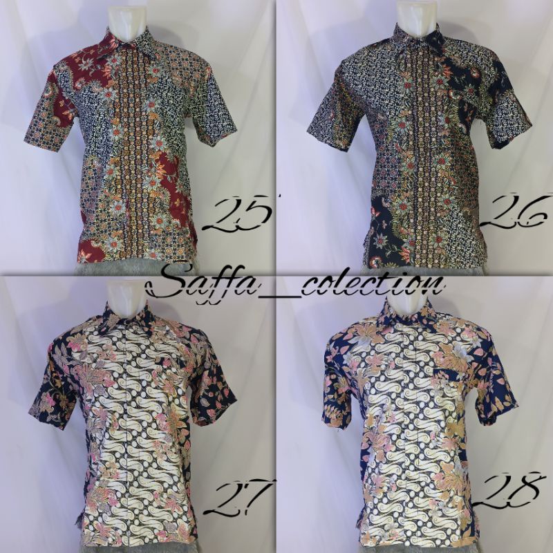 kmeja batik pria/kmeja tangan pendek pria/batik pria