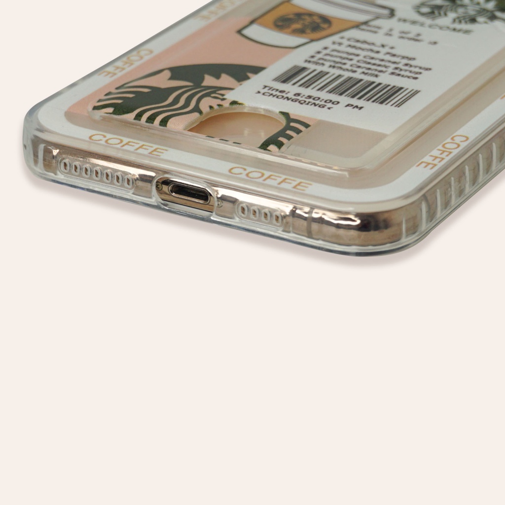 Casing Samsung A03S | A53 5G | A73 5G | A04 4G | A04S/ A13 5G SOFT CASE MOTIF TRANSPARANT with SLOT CARD