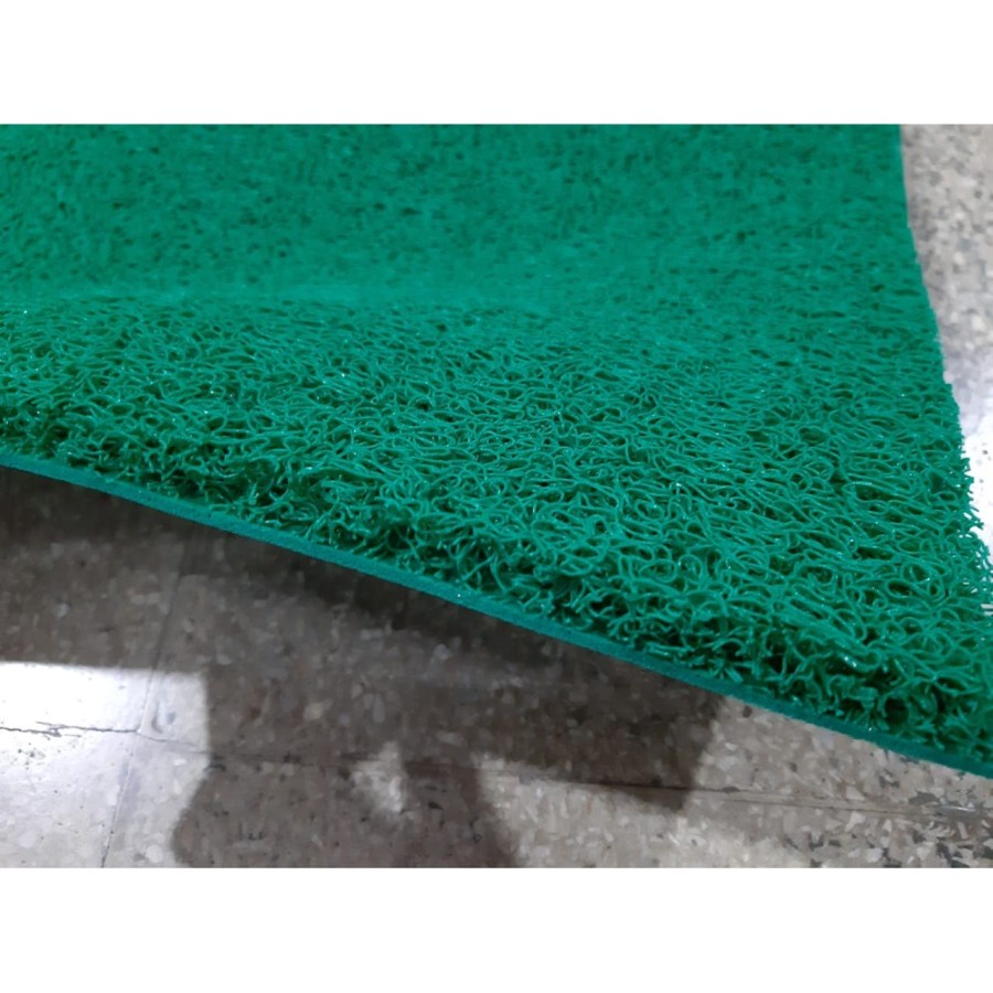 Keset Mie Bihun PVC 40x60 Green, Karpet Anti Slip, S Mat, Kamar Mandi-2