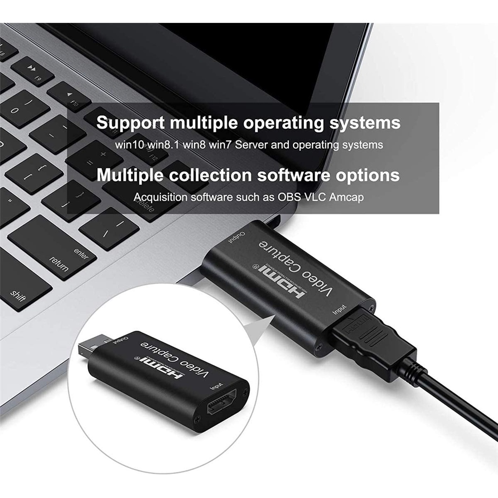 Video Capture HDMI Loop USB3.0 2.0 Card PS4 Game Camera Recording Full HD 1080P Live Streaming Mini 